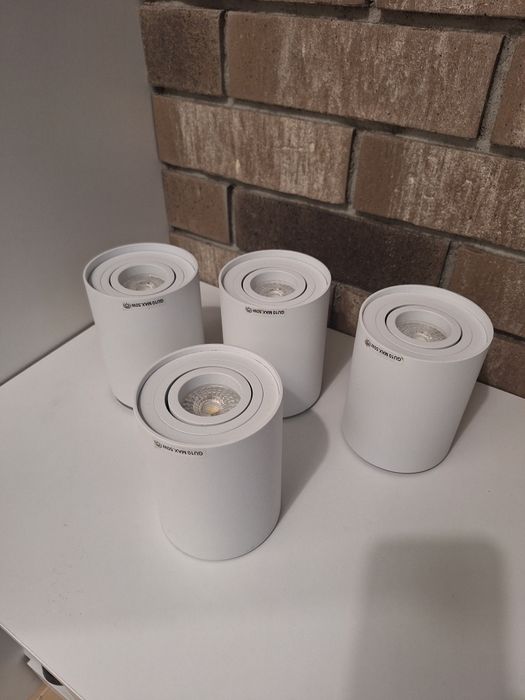 Oprawa Natynkowa lampa sufitowa GU10 Halogenowa Tuba LED