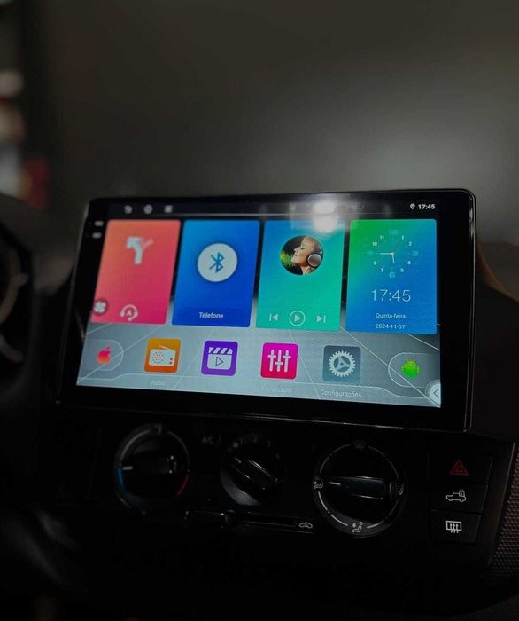 Radio 2 DIN 9" android VW Up / SEAT Mii /  SKODA /  Citigo • Android  auto e carplay+ GPS