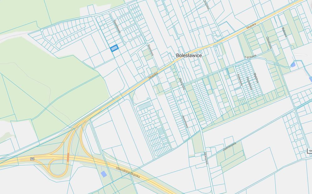 Działka 1117 m² w Słupsku – Bolesławice | wszystkie media