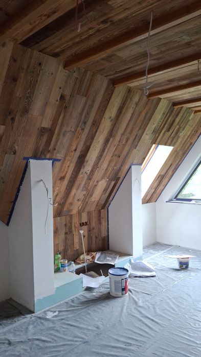 Panele na ścianę stare deski z rozbiórki stodoły nie postarzane lamele