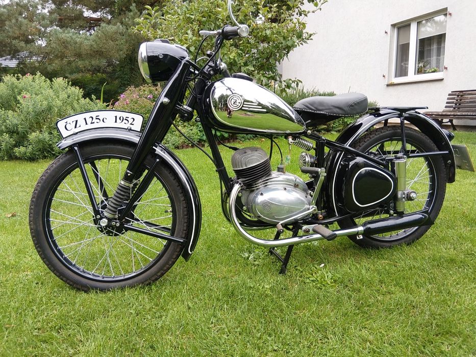 CZ 125c 1952rok, zabytek, zarejestrowana!