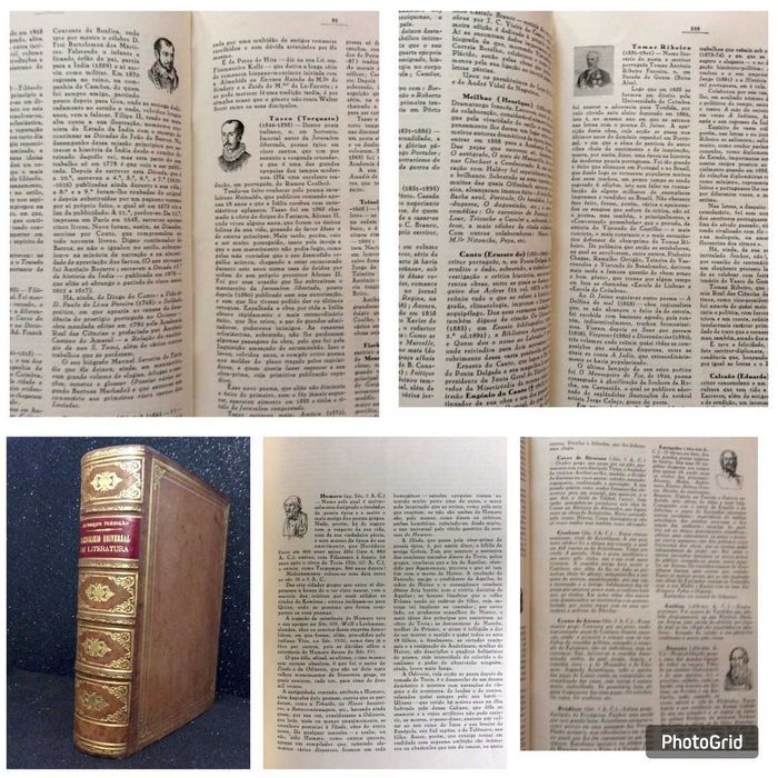 Perdigão. (Henrique) Dicionário universal de literatura, 1940. Bela encadernação
