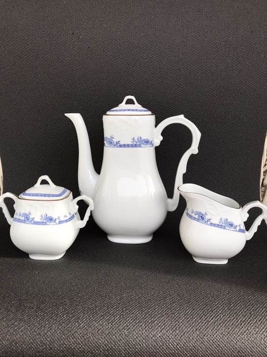 Vista Alegre - chaleira-leiteira-açucareiro