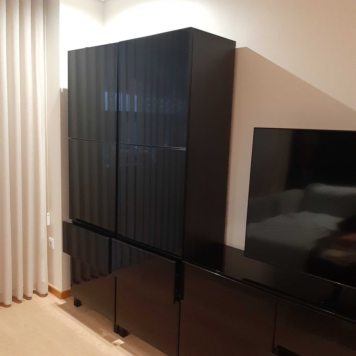 Mobília Sala TV/Armários parede completa IKEA BESTÅ (6 módulos)