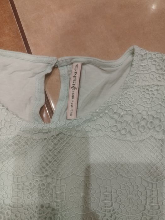 Bluzka koronka Stradivarius S