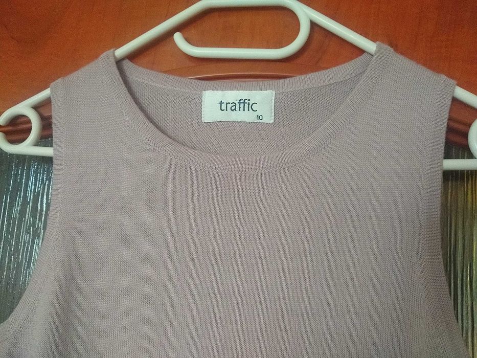 Elegancki damski podkoszulek / top, 50% Wełna (Merino), Roz. S/M