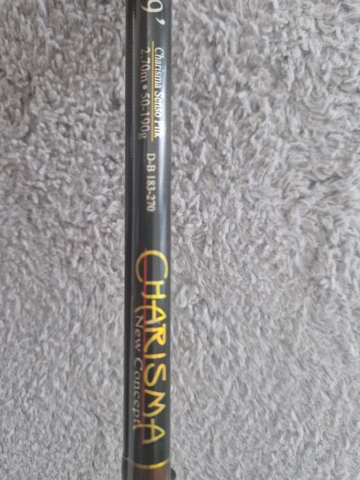 Wędka Charisma WFT Senso Plik 50-190G,Kołowrotek Freerunner Carp 6000