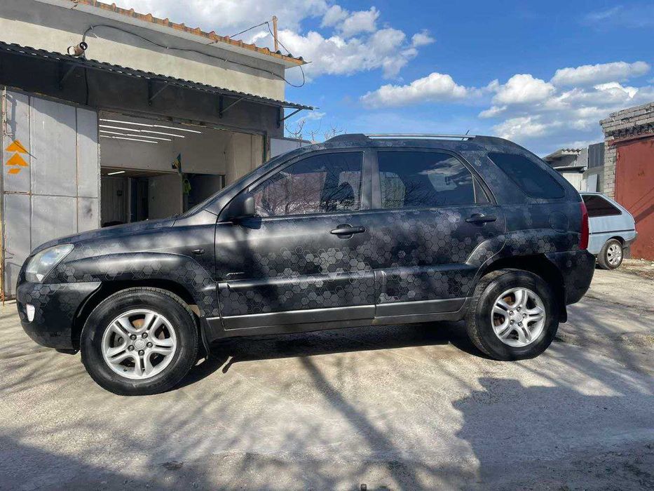 Оклейка авто чорний мат, сірий мат, темний камуфляж (камуфляж)