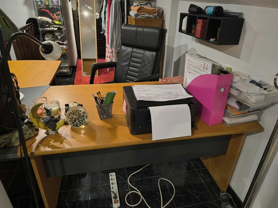 Secretaria em L C/Cadeira