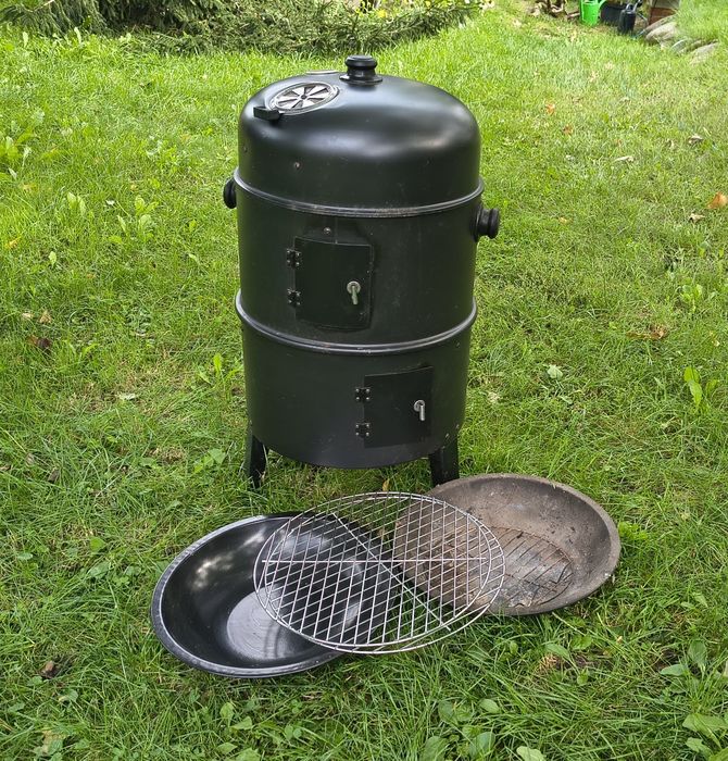 Gril/wędzarka stalowy
