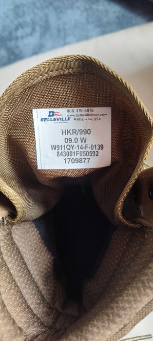 Buty taktyczne wojskowe Belleville HKR 990