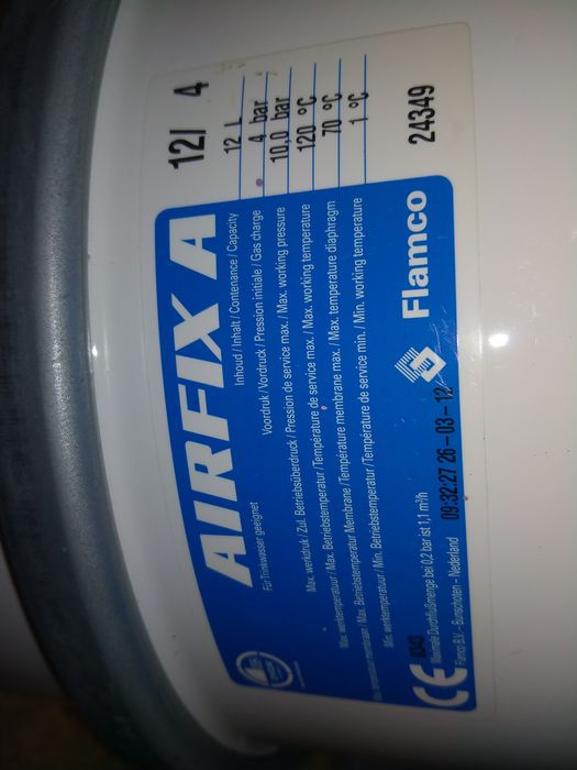 Naczynie wzbiorcze przeponowe Flamco Airfix A 12L