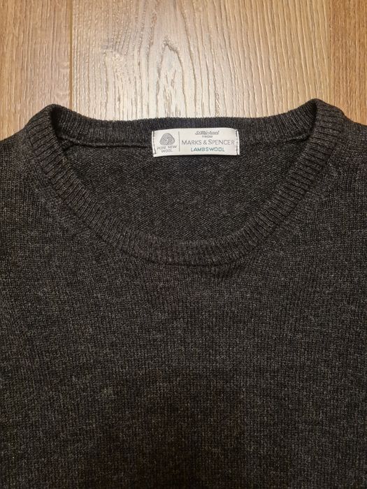 M&S Мужской  джемпер Lambswool ( ньюансы)l р. XL/2XL