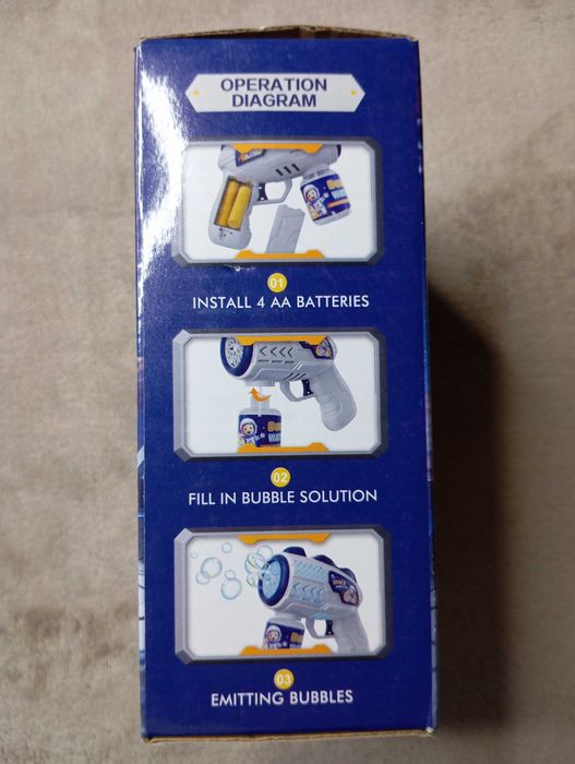 Kosmiczny pistolet na bańki