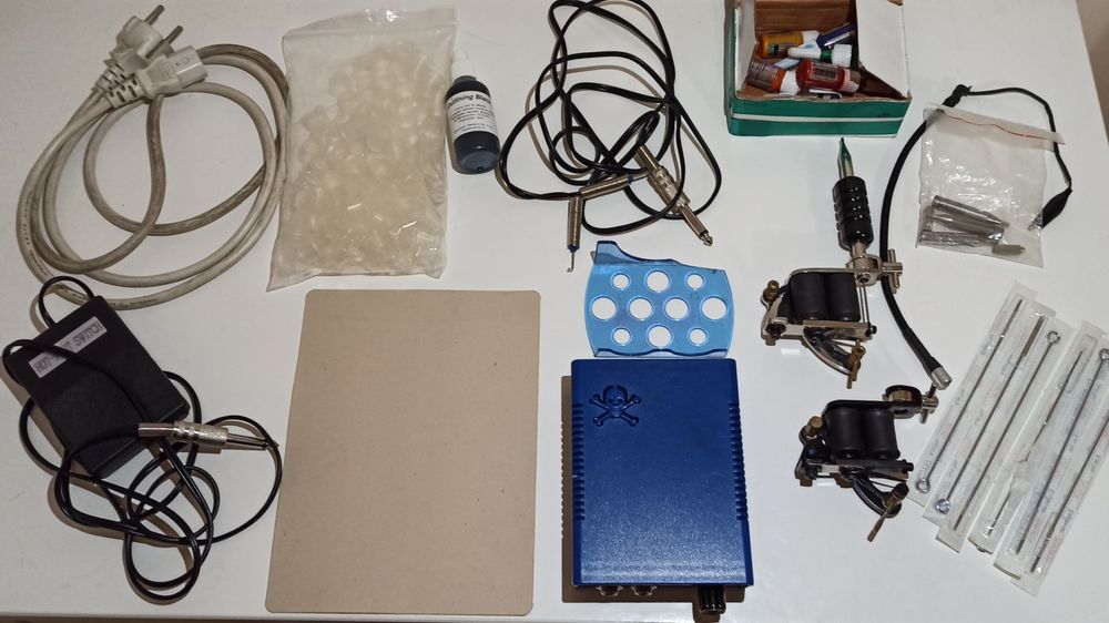 Zestaw do tatuażu maszynka