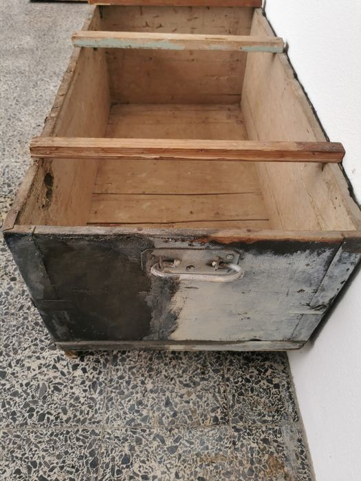 Arca/Baú Antigo p/Recuperar (Século XIX)