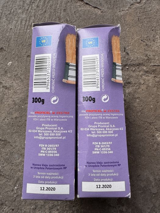 Klej do tapet pronicel extra 300g po terminie ważności