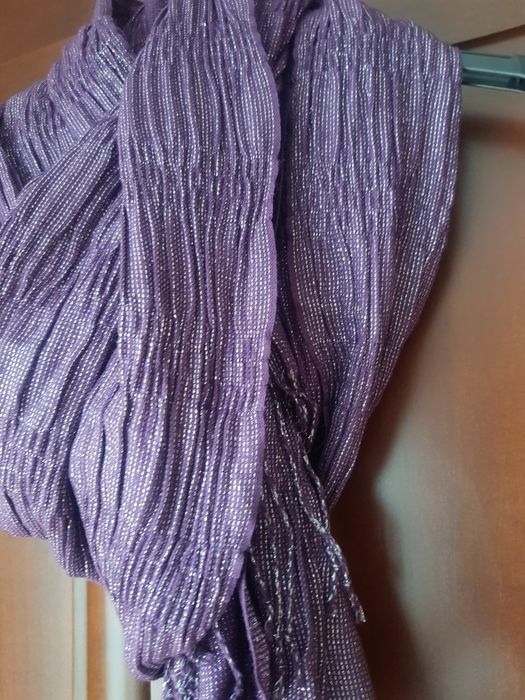 Szal  Reserved śliwka