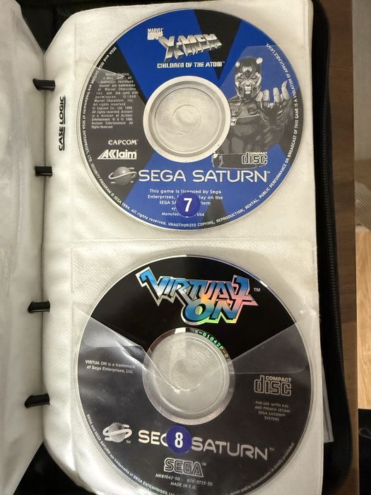 Lote 10 Jogos Originais Sega Saturn PAL – Dragon Ball Z, X-Men, Fighters Megamix ,etc
