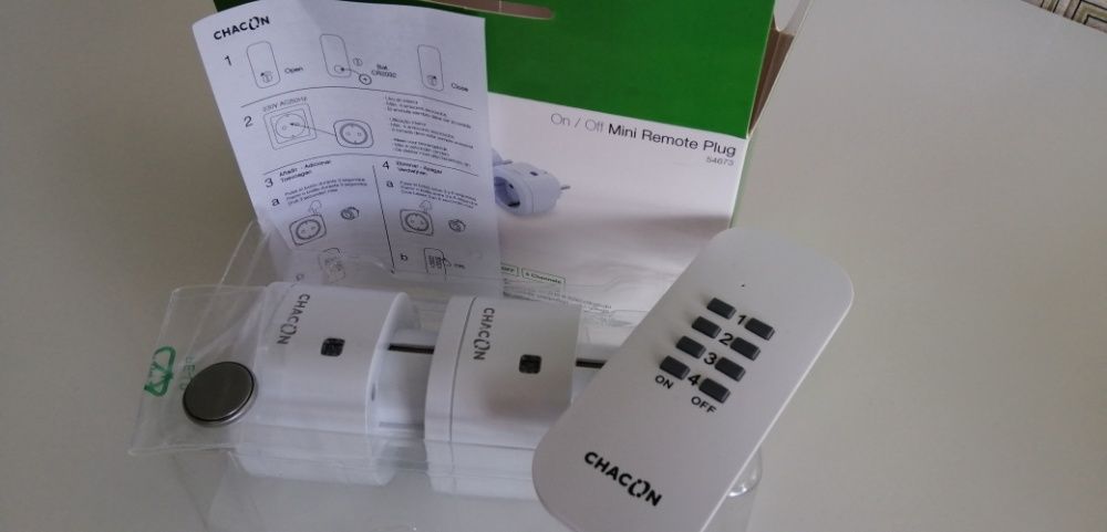 Tomadas Chacon on/off Wi-Fi ou comando434773049235230726