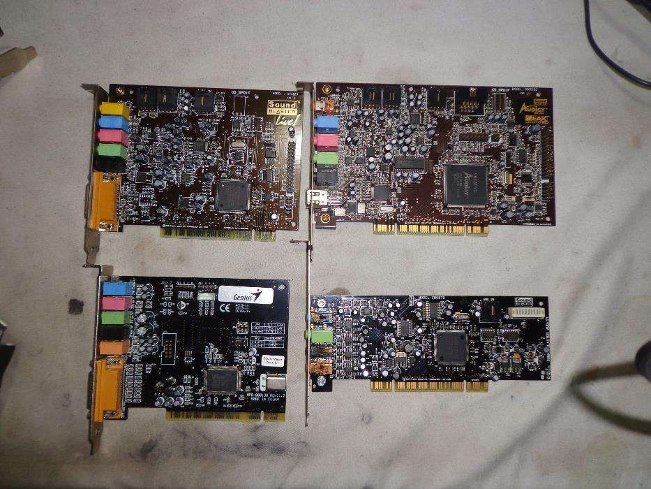 Placas PCI/ISA graficas,som e rede,tv,usb