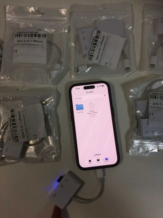 Кардрідер 3в1 Lightning для iPhone та iPad | USB + SD + TF | OTG адаптер для флешки та карт пам’яті