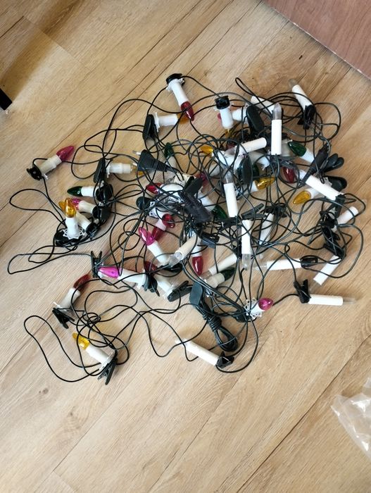 Lampki choinkowe z PRL