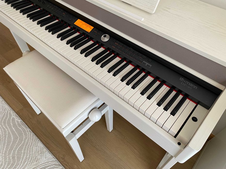 Piano Digital Thomann DP-95 WH (Branco) + Banco Regulável