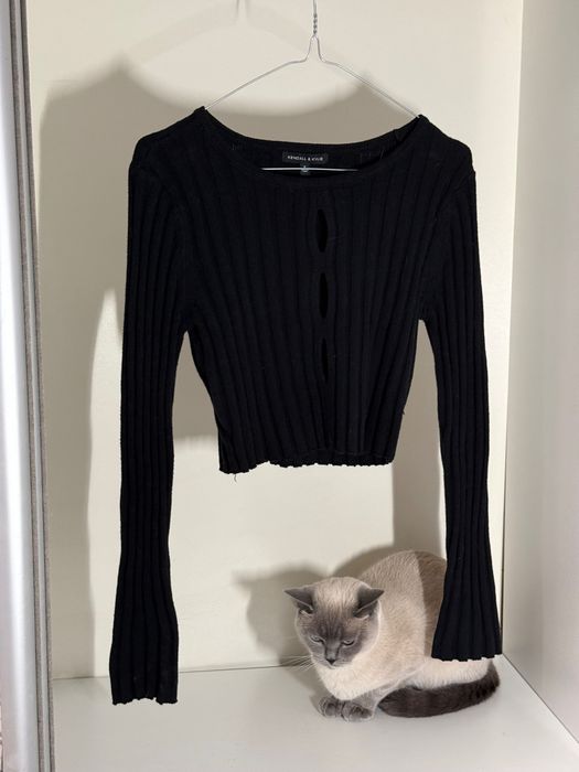 лонгслів чорний skims