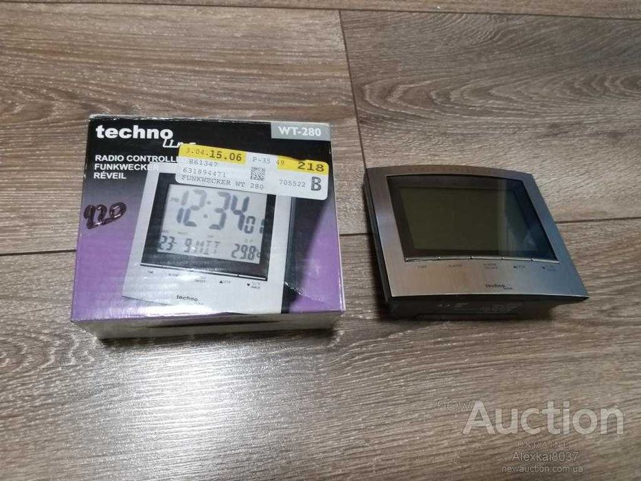 Часы,термометр,будильник,Technoline WT 280