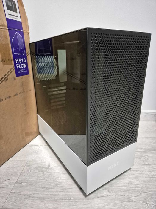 ATX корпус NZXT H510 FLOW White (хороша перфорація для продуву)
