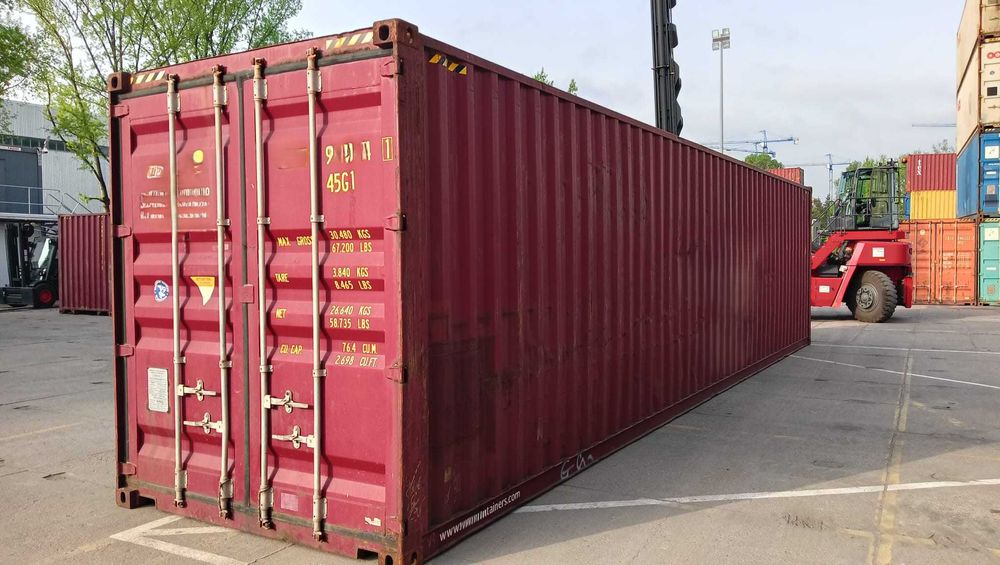 Kontener Morski Magazynowy  - 40HC CW używany 12m - VY