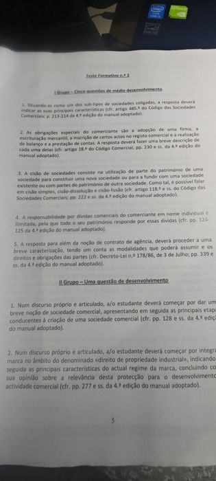 Dossier direito comercial