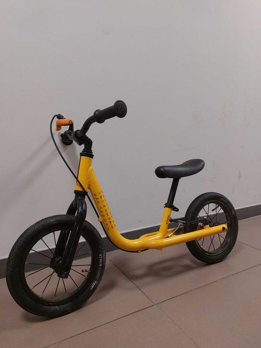 Rowerek biegowy dziecięcy Btwin Runride 900 12" aluminium.