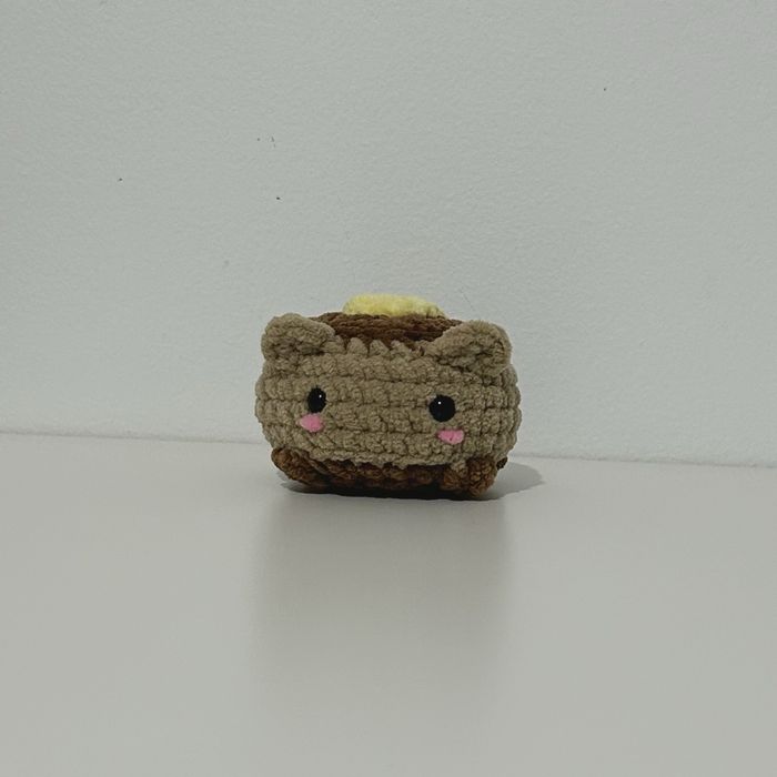 Peluche Crochet Pancake Kitty