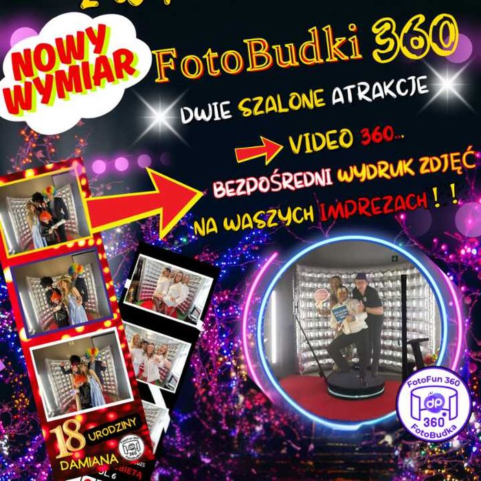FotoBudka 360 # Druk Zdjęć # Magnesy Imprezowe # Fontanny Iskier #