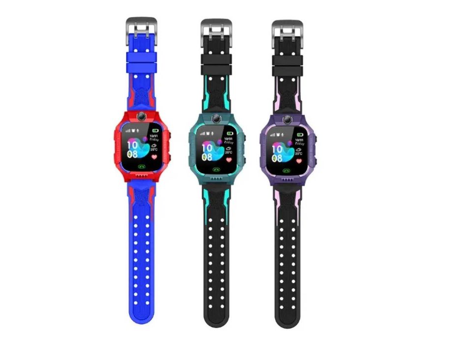 Дитячий смарт годинник Q19 зелені. Детские смарт часы Q19 зеленые