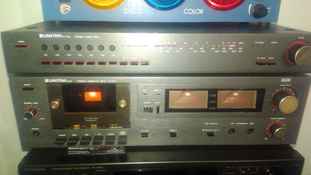 Unitra deck oraz tuner