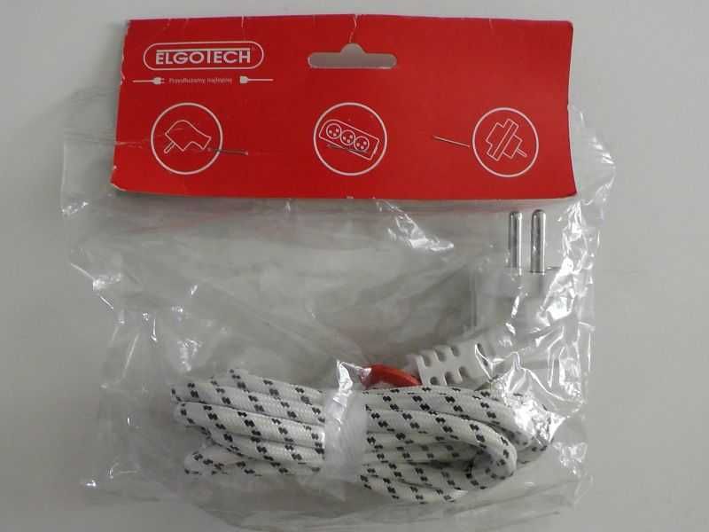 Przewód Kabel w oplocie 1,8m 10A żelazko