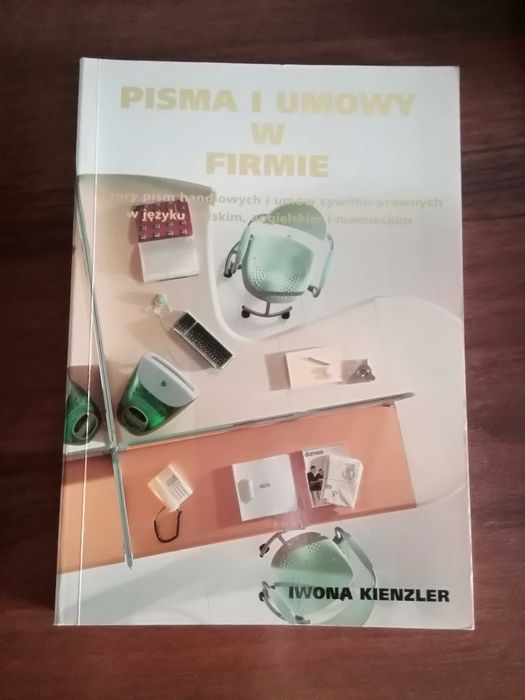 Książka "Pisma i umowy w firmie” j.polski, angielski, niemiecki, Kienzler