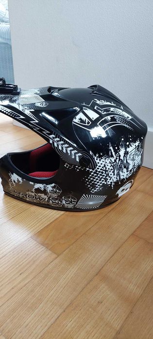 Kask na rower lub hulajnogę młodzieżowy rozmiar M 55-56cm
