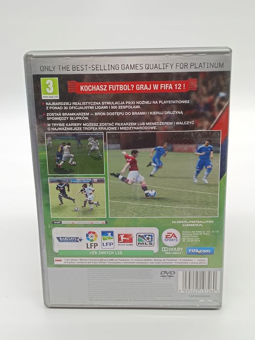 fifa 12 playstation 2 (ps2) pudełkowa