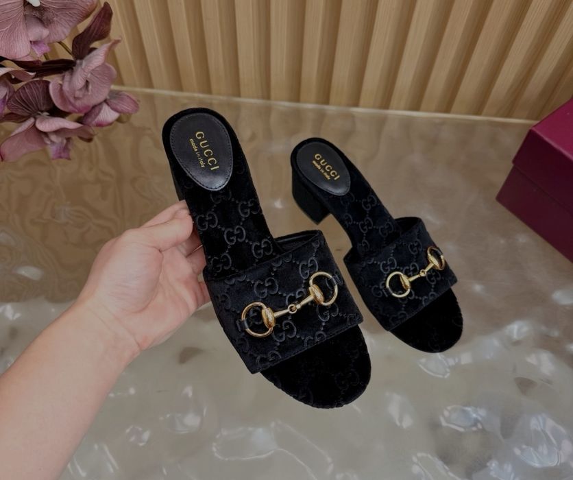 Gucci półbuty damskie na obcasie eleganckie
