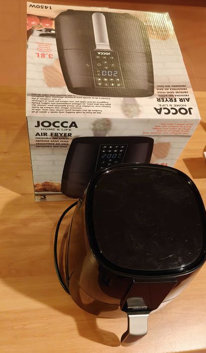 Fritadeira air fryer a ar quente Jocca com caixa