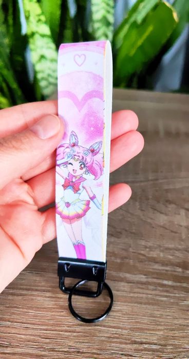 Sailor Moon - skórzany breloczek Sailor Chibi Moon.