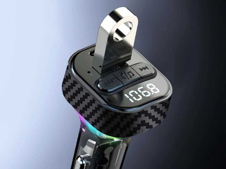 Transmiter Samochodowy AUX FM  30w Bluetooth