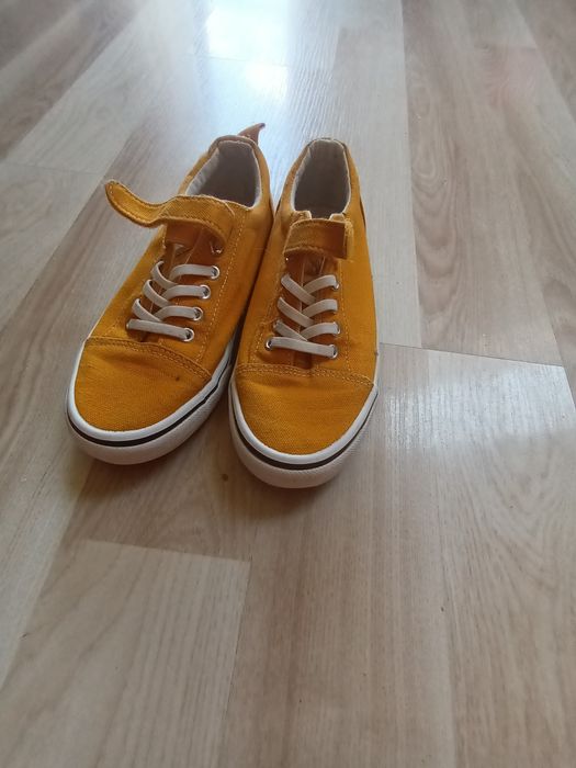 Buty tenisówki zolte