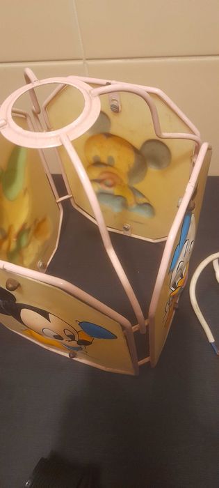 Candeeiro disney vintage