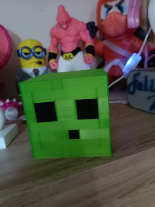 Luminária Minecraft Led