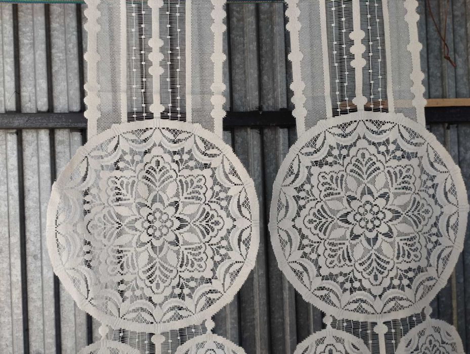 Panel, firanka łapacz snów koloru białego 4 szt.  45 x 130